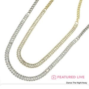 NWOT B.B. Lila Tennis Necklace